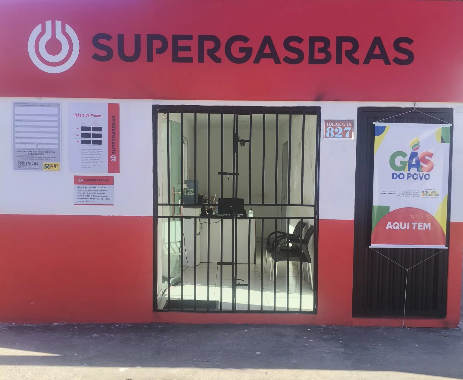 Fachada da IdealGás em Itabuna